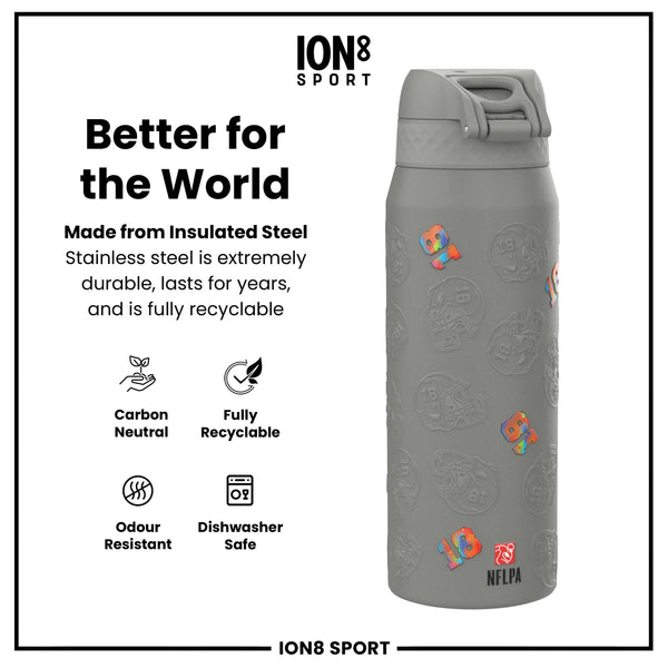 NFL x Ion8 Sports, Insulated Bottle, Signature Series, Justin Jefferson, 750ml (24oz)