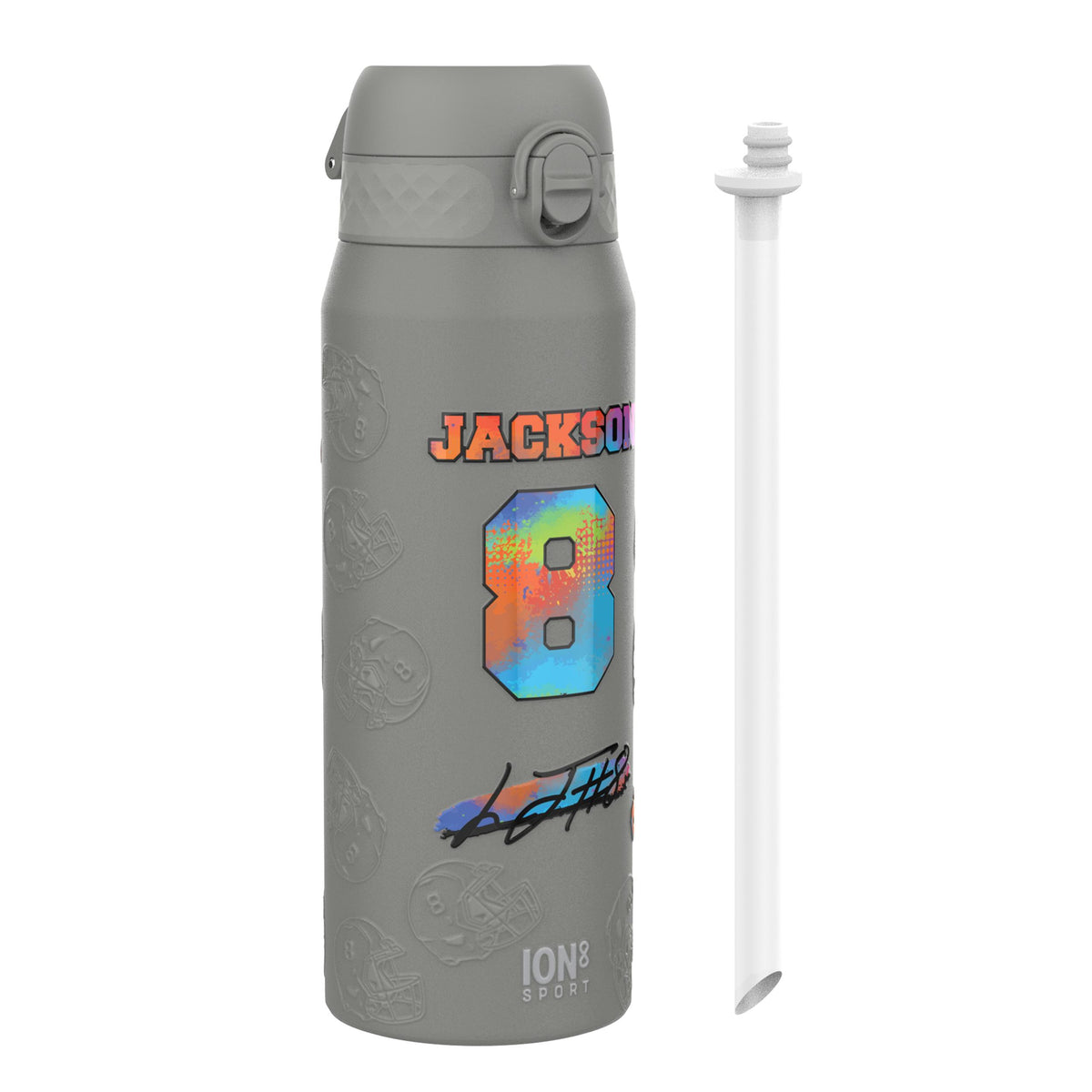 NFLPA Signature Series x ION8 Insulated Steel Water Bottle, Leak Proof, Dishwasher Safe, 750ml (24oz) — product photo