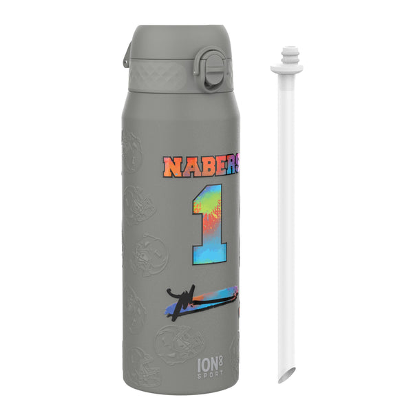 NFLPA Signature Series x ION8 Insulated Steel Water Bottle, Leak Proof, Dishwasher Safe, 750ml (24oz) — product photo