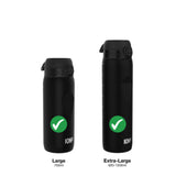 Leak Proof Water Bottle Replacement Lid, Alaskan Blue, Large — additional product photo