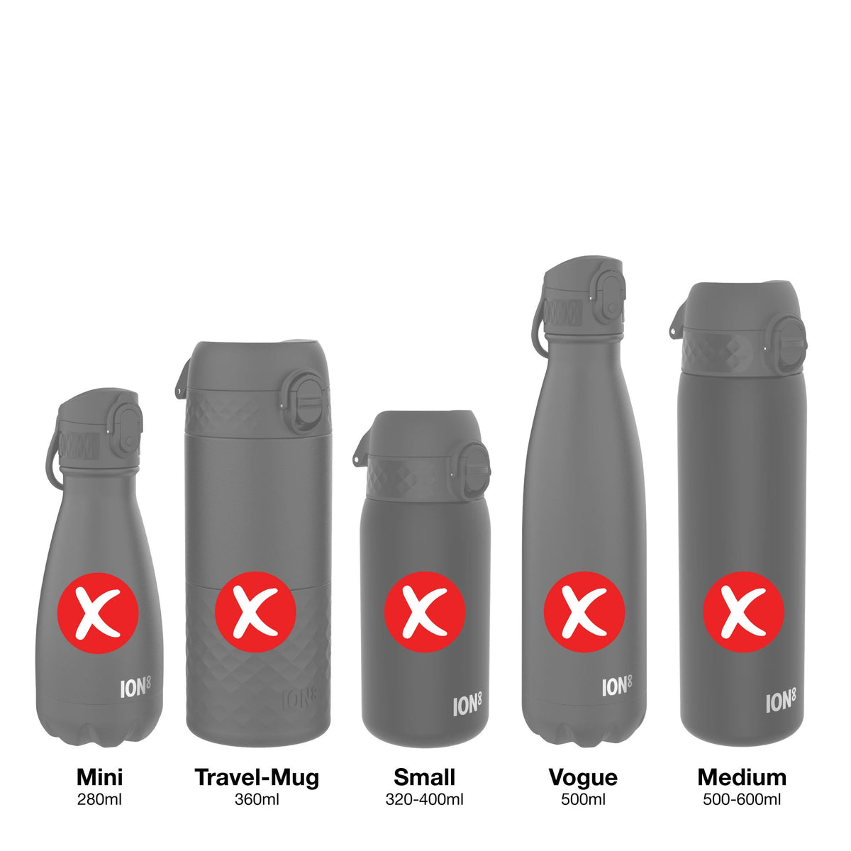 Leak Proof Water Bottle Replacement Lid, Alaskan Blue, Large — additional product photo