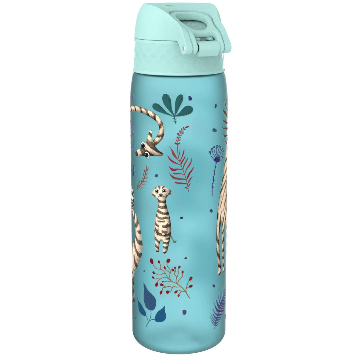 Leak Proof Slim Water Bottle, Recyclon, Zebra Fans, 500ml (18oz)