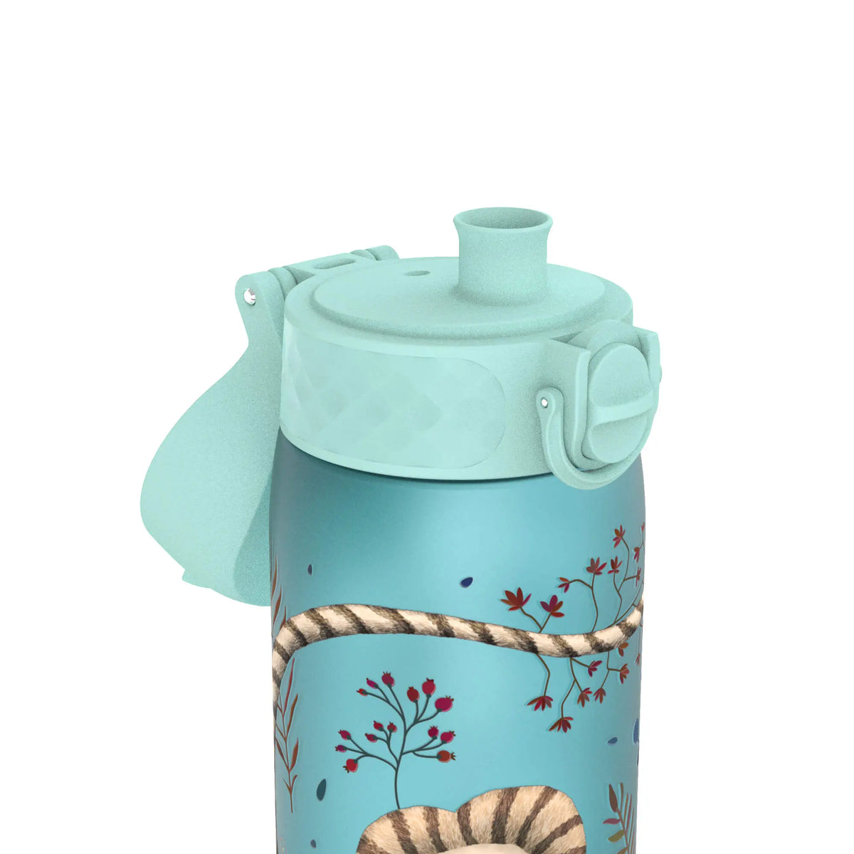 Leak Proof Slim Water Bottle, Recyclon, Zebra Fans, 500ml (18oz)