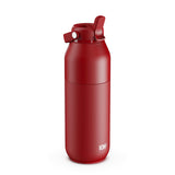 ION8 URBAN Primo Water Bottle, Thermal Insulated Steel, Plus 910ml in Red