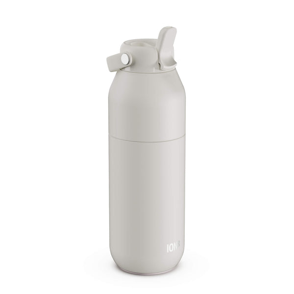 ION8 URBAN Primo Water Bottle, Thermal Insulated Steel, Plus 910ml in White