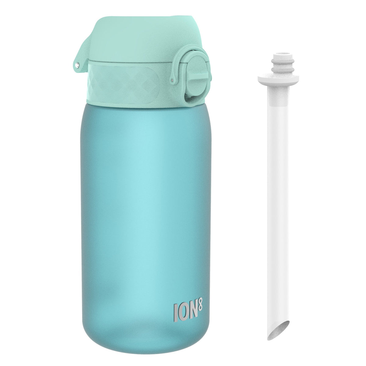 Cantimplora para niños con pajita, Recyclon, Azul Sonic, 350ml