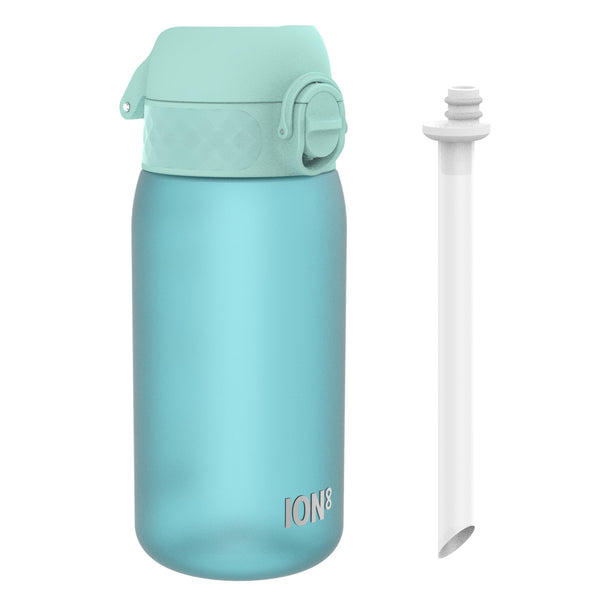 Cantimplora para niños con pajita, Recyclon, Azul Sonic, 350ml